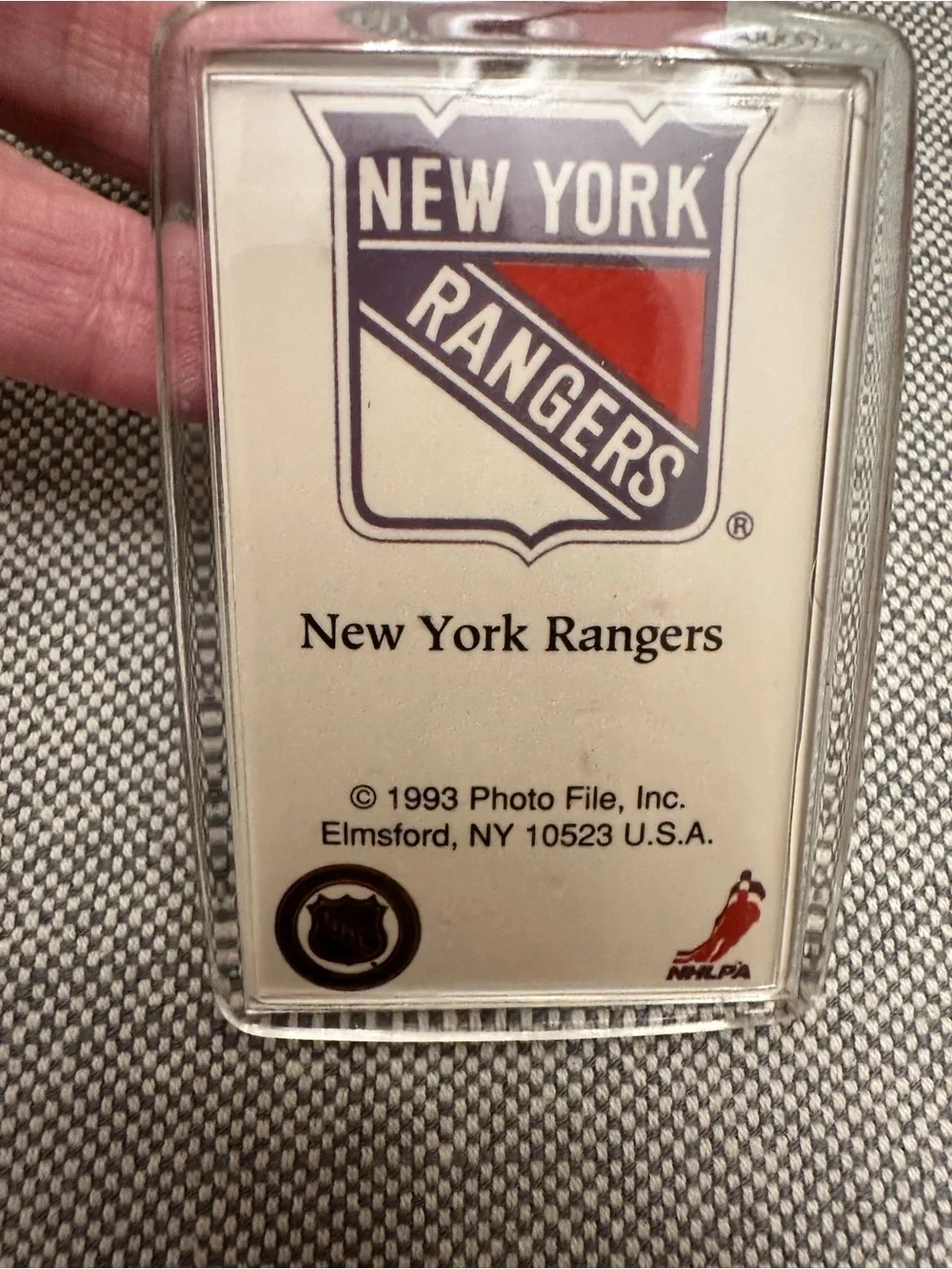 Lot of 4 Vintage NHL Hockey Keychains